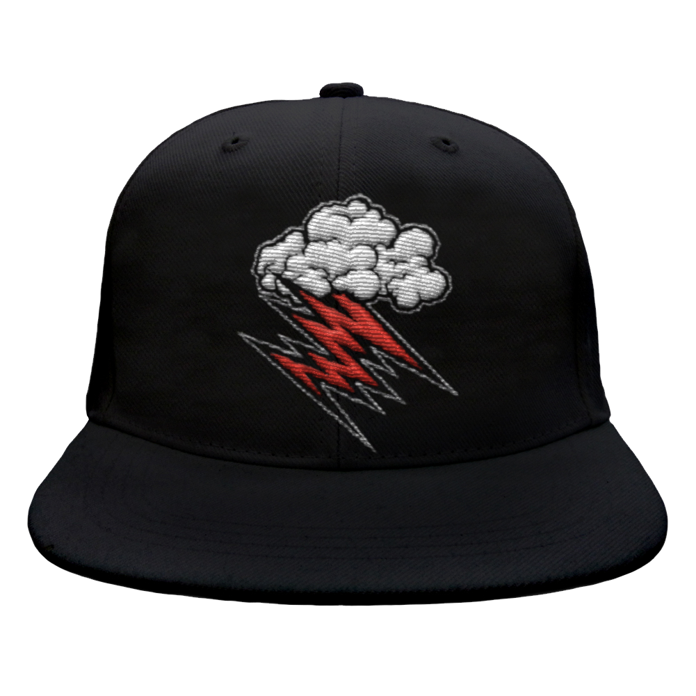 Cloud Logo Snapback Hat (Black)