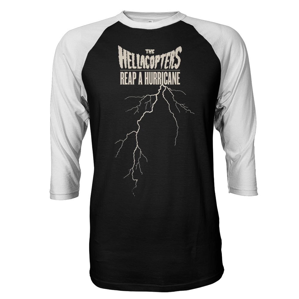 Hurricane Raglan (Black/White)