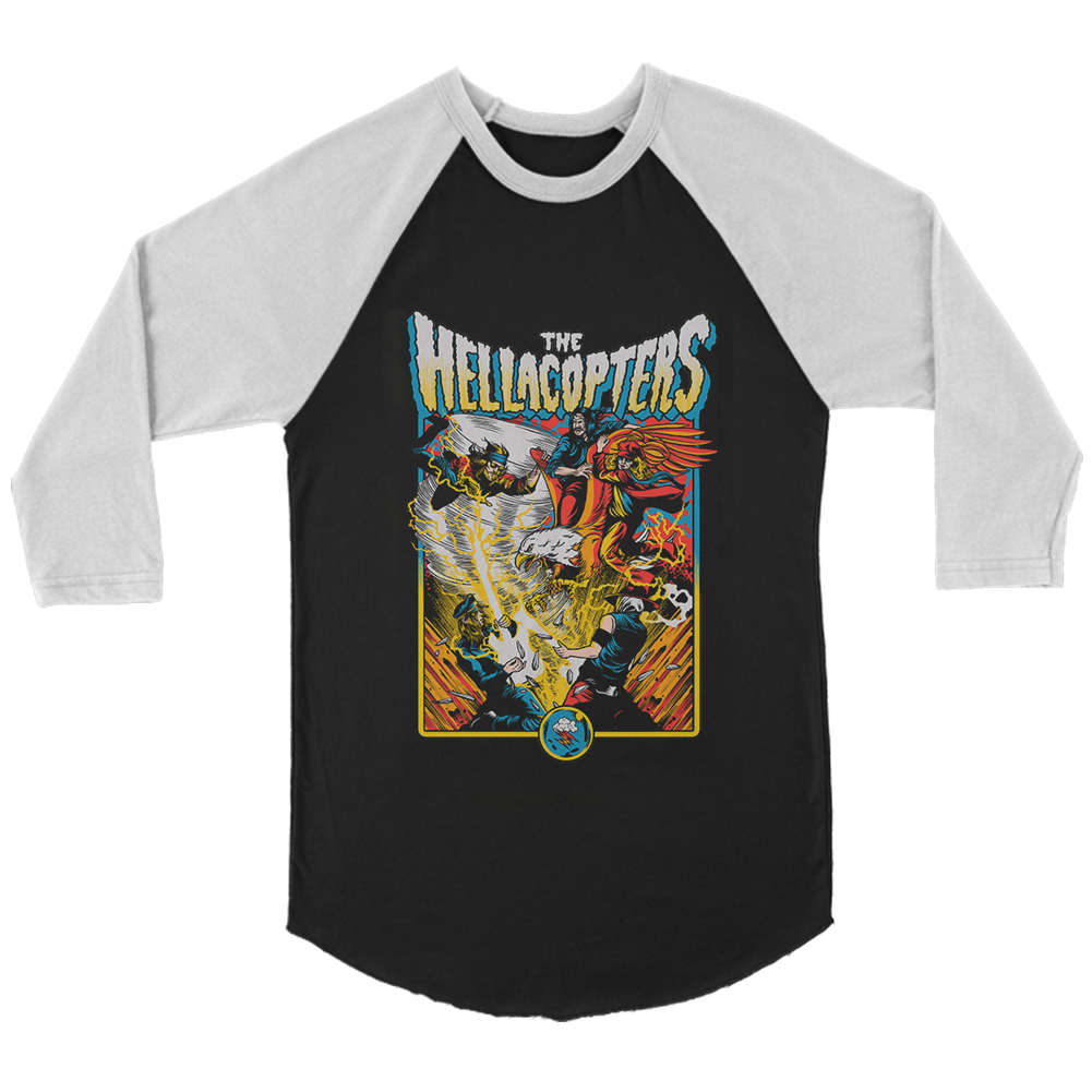 Machado Raglan (Black/White)